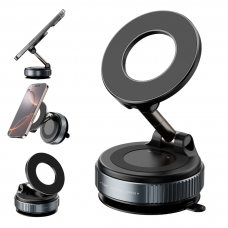  X68 New Universal Silicone Sucker Car Phone Holder 360° Rotation Magnetic Windshield Car Dashboard Mobile Cell