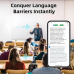 CHXDEV AI Translation Earbuds - Wireless 144 Languages Real-Time Interpretation Active Noise Cancellation Touch Tws Earphones