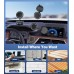 Suction Cup Phone Mount, Vacuum Magnetic Phone Holder Stand for Car, 5 Nano Gel Pads for Smooth/ Rough Surfaces, 360°Adjustable Phone Stand for Magsafe for All Smartphones, All Cars Home Gym Airplane