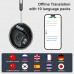 Language Translator Earbuds, OWS Real Time 3 in 1 Translation Earbuds 150 Languages & Accents&10 Offline Packs,Two Way Translation Device for Travel Business Meetings Learning, Black