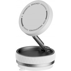 2025 New Magnetic Vacuum Car Phone Holder, 360° Rotating Magnetic Suction Phone Cup Mount, Foldable and Retractable Magnetic Navigation Stand for All Phones