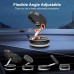 Car Upgraded Mount for MagSafe, [80+LBS Strongest Suction & 2500gf Strongest Magnetic] 360°Adjustable Cell Phone Holder, with 2pcs Ring-Shaped Magnet Sticker, fit for All Phone Models & Cars(Black)