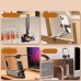 Universal Foldable Dual Rotation Phone Clamp Adjustable Portable Travel Airplane Phone Holder Mobile Phone Holder