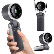2024 New Portable Handheld Mini Fan,Foldable Powerful Winds Turbo Fan Wearable Small Mini Fan With Smart Digital Display