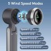 2024 New Portable Handheld Mini Fan,Foldable Powerful Winds Turbo Fan Wearable Small Mini Fan With Smart Digital Display