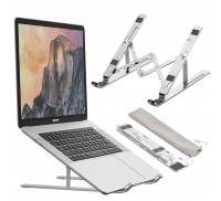 Factory Good Quality Aluminum Laptop Stand Adjustable Foldable for Desktop Laptop Holder Adjust Notebook Stand