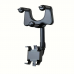 Adjustable Car Mobile Phone Holders Easy Mount on Rear View Mirror Convenient Cell Phone Stand